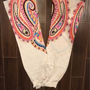 Multicolored Fun Boho Flowy Pants